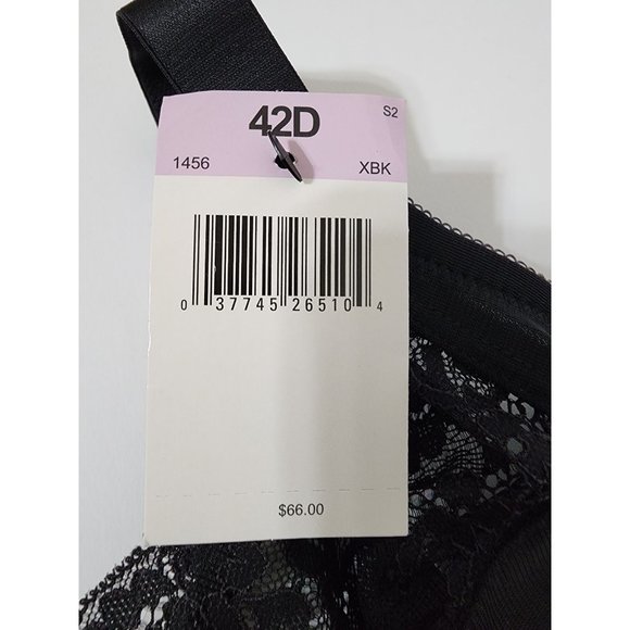 Maiden Form Bra Bodysuit Lace One Piece Shaper Size 42D NEW Black Style 1456 - Picture 2 of 9